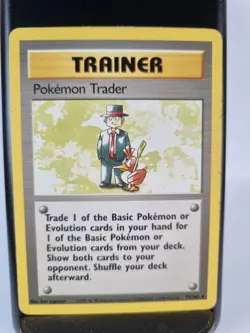 Trader 77/102 Pokemon Trainer Card Original Base Set Gamefreak 99 Wizards WOTC 1 - Image 12