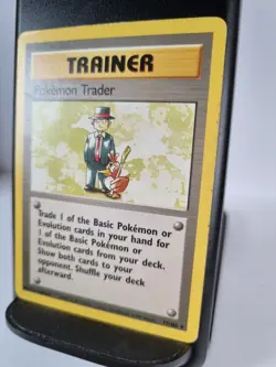 Trader 77/102 Pokemon Trainer Card Original Base Set Gamefreak 99 Wizards WOTC 1 - Image 2