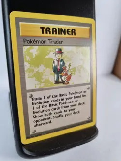 Trader 77/102 Pokemon Trainer Card Original Base Set Gamefreak 99 Wizards WOTC 1 - Image 3