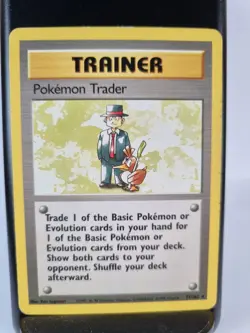 Trader 77/102 Pokemon Trainer Card Original Base Set Gamefreak 99 Wizards WOTC 1 - Image 4