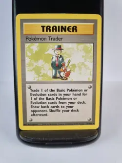 Trader 77/102 Pokemon Trainer Card Original Base Set Gamefreak 99 Wizards WOTC 1 - Image 9