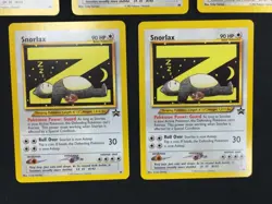 Lot of 5 2002 Pokemon Black Star Promo Card #49 Snorlax WOTC NM/Never Played - Image 4
