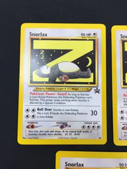 Lot of 5 2002 Pokemon Black Star Promo Card #49 Snorlax WOTC NM/Never Played - Image 5