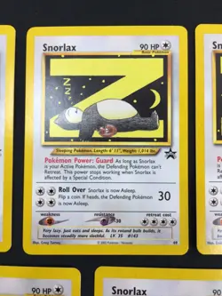 Lot of 5 2002 Pokemon Black Star Promo Card #49 Snorlax WOTC NM/Never Played - Image 6