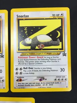 Lot of 5 2002 Pokemon Black Star Promo Card #49 Snorlax WOTC NM/Never Played - Image 7