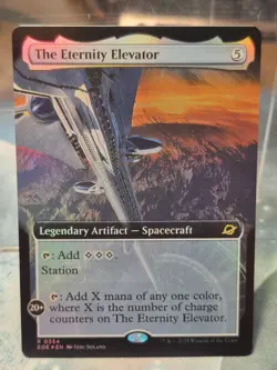 R 0354 The Eternity Elevator EXTENDED ART FOIL Edge of Eternities MTG Card EOE - Image 1