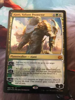 Ajani, Valiant Protector - Aether Revolt: #185, MTG - Foil NM/LP R246 - Image 1