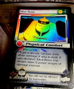 Dragon Ball Z Holo Blue Rush Card #57 Android Saga - Image 2