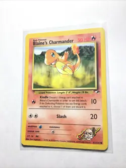 BLAINE'S CHARMANDER - 61/132 - Gym Heroes - Pokemon Card - PL - Image 3