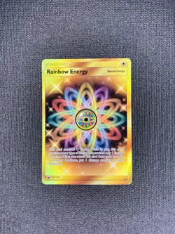 Pokemon Celestial Storm Rainbow Energy 183/168 Secret Rare Gold card - Image 1