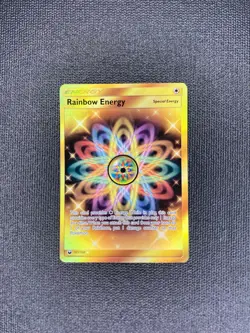 Pokemon Celestial Storm Rainbow Energy 183/168 Secret Rare Gold card - Image 5