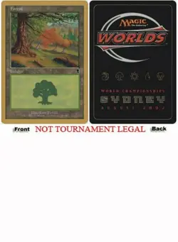 Forest (Odyssey 349 - Raphael Levy - 2002) World Championship NM CARD ABUGames - Image 1