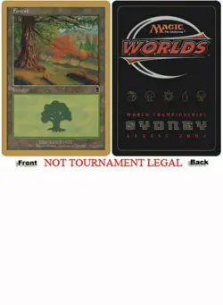 Forest (Odyssey 349 - Raphael Levy - 2002) World Championship NM CARD ABUGames - Image 2