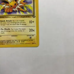 Jolteon 20/64 Pokemon Card TCG Jungle Unlimited Rare - Image 5