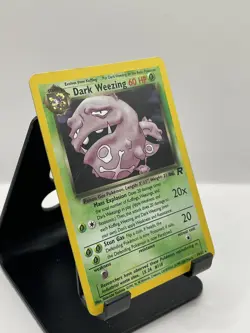 Dark Weezing Team Rocket Holo Rare 14/82 Pokemon Card WOTC - Image 10
