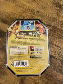 Raichu GX Hidden Fates Tin Sun & Moon Pokemon Cards TCG Brand New and Sealed - Image 4