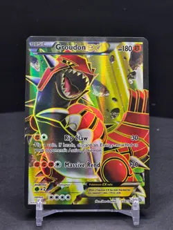 Pokemon Groudon EX Full Art Holo Ultra Rare Card Primal Clash 150/160  - Image 1