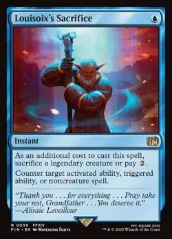 1x - Louisoix's Sacrifice - Final Fantasy - NM MTG - Image 1