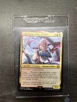 Final Fantasy MTG Lightning Army of One Mythic Rare Non-Foil NM - Image 1
