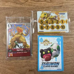 Digimon Card Online Tournament Promo Pack Sleeve Memory Gauge Japan - Image 1
