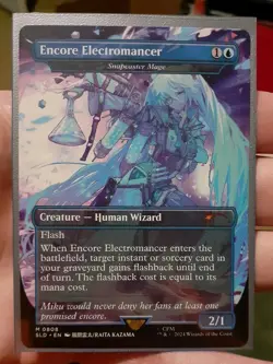Encore Electromancer Snapcaster Mage English MTG Secret Lair Hatsune Miku - Image 1