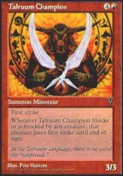 Talruum Champion - Visions #97/167 MTG Magic The Gathering - Image 1