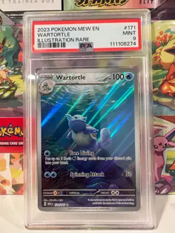 Wartortle 171/165 PSA 9 Sv Scarlet & Violet 151 Holo Pokemon TCG - Image 1