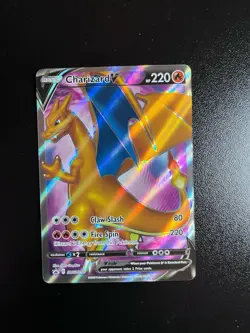 Pokemon Card Game Charizard V SWSH050 SWSH: Sword & Shield Black Star Promo NM/M - Image 1
