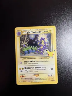Pokemon Card Game Light Toxtricity SWSH137 Black Start Promo Card Holo NM/M - Image 1