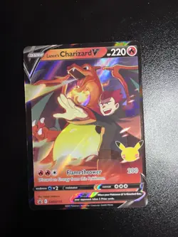 Pokemon Card Game Lance's Charizard V SWSH133 Sword & Shield Promo Card NM/M - Image 1
