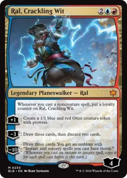 NM Ral, Crackling Wit, MTG, Bloomburrow, Magic the Gathering, 230 - Image 1