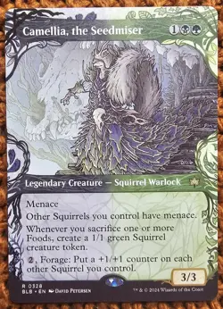 âœ¨ï¸Camellia, the Seedmiserâœ¨ï¸ MTG |  Bloomburrow | Showcase | NM/M | R 0328 - Image 1