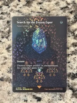 1x Search for the Frozen Esper - Nature's Claim - Foil - Showcase MTG FF - Image 1