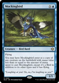 NM Mockingbird, MTG, Bloomburrow, Magic the Gathering, 61 - Image 1