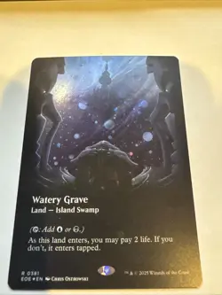 Watery Grave Borderless FOIL MTG Edge of Eternities Nm/M - Image 1