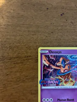 Pokemon DEOXYS SWSH170 (Fusion Strike) Stamped Prerelease Black Star Promo NM - Image 2