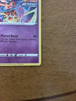 Pokemon DEOXYS SWSH170 (Fusion Strike) Stamped Prerelease Black Star Promo NM - Image 4