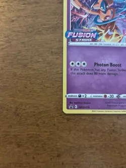 Pokemon DEOXYS SWSH170 (Fusion Strike) Stamped Prerelease Black Star Promo NM - Image 5