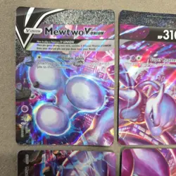 Mewtwo V-Union SWSH159-SWSH162 [Set of 4] Black Star Promo Set POKEMON Cards NM - Image 2