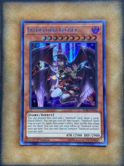 Yugioh Darklord Ixchel BLRR-EN076 Secret Rare 1st Ed LP - Image 1
