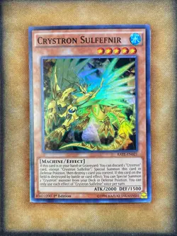Yugioh Crystron Sulfefnir RATE-EN021 Super Rare 1st Ed VLP - Image 1