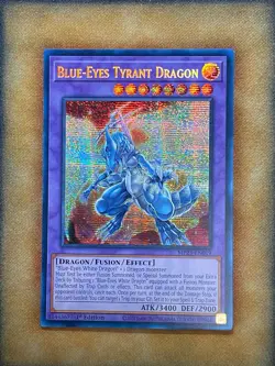 Yugioh Blue-Eyes Tyrant Dragon MP23-EN019 Secret Rare 1st Ed NM - Image 1