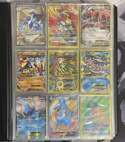 POKEMON BINDER LOT COLLECTION MODERN HITS ULTRA RARE FULL ART ILLUSTRATION - Image 1