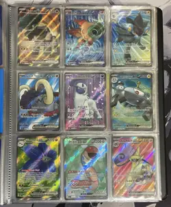 POKEMON BINDER LOT COLLECTION MODERN HITS ULTRA RARE FULL ART ILLUSTRATION - Image 6