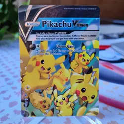 PIKACHU V-UNION Complete 4 Card Promo Lot 25th Anniversary Pokemon Cards NM - Image 9