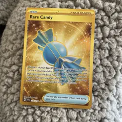 Pokemon Rare Candy 256/198 Hyper Rare Gold Holo Scarlet & Violet Base Set NM - Image 5