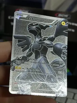 Zekrom 114/114 Black & White 2011 Full Art Rare Holo Pokémon Card TCG - Image 6