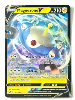 Magnezone V 056/196 Ultra Rare Lost Origin Pokemon TCG - Pack Fresh Near Mint NM - Image 1