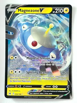 Magnezone V 056/196 Ultra Rare Lost Origin Pokemon TCG - Pack Fresh Near Mint NM - Image 3