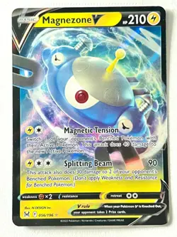 Magnezone V 056/196 Ultra Rare Lost Origin Pokemon TCG - Pack Fresh Near Mint NM - Image 5